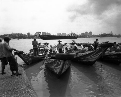 Boat Taxi, Yangon, Myanmar, 2018