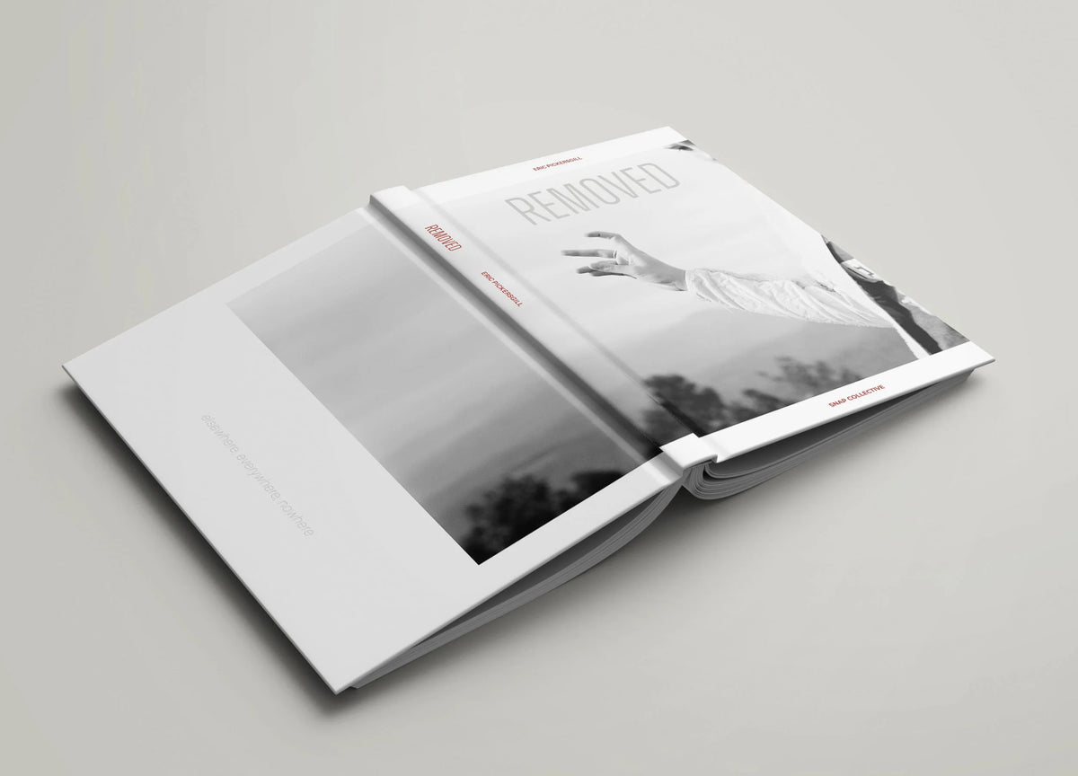 Removed, the book — interior spread