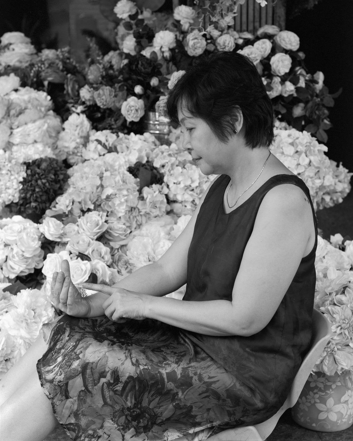 Flower Shop Owner, Hanoi, Vietnam, 2018