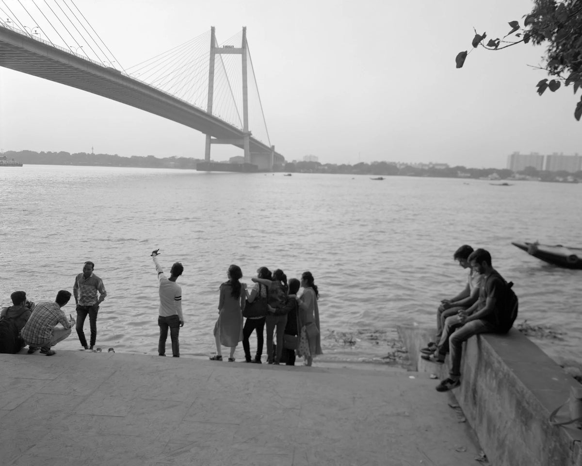 Sunset Group Selfie, Kolkata, India, 2017