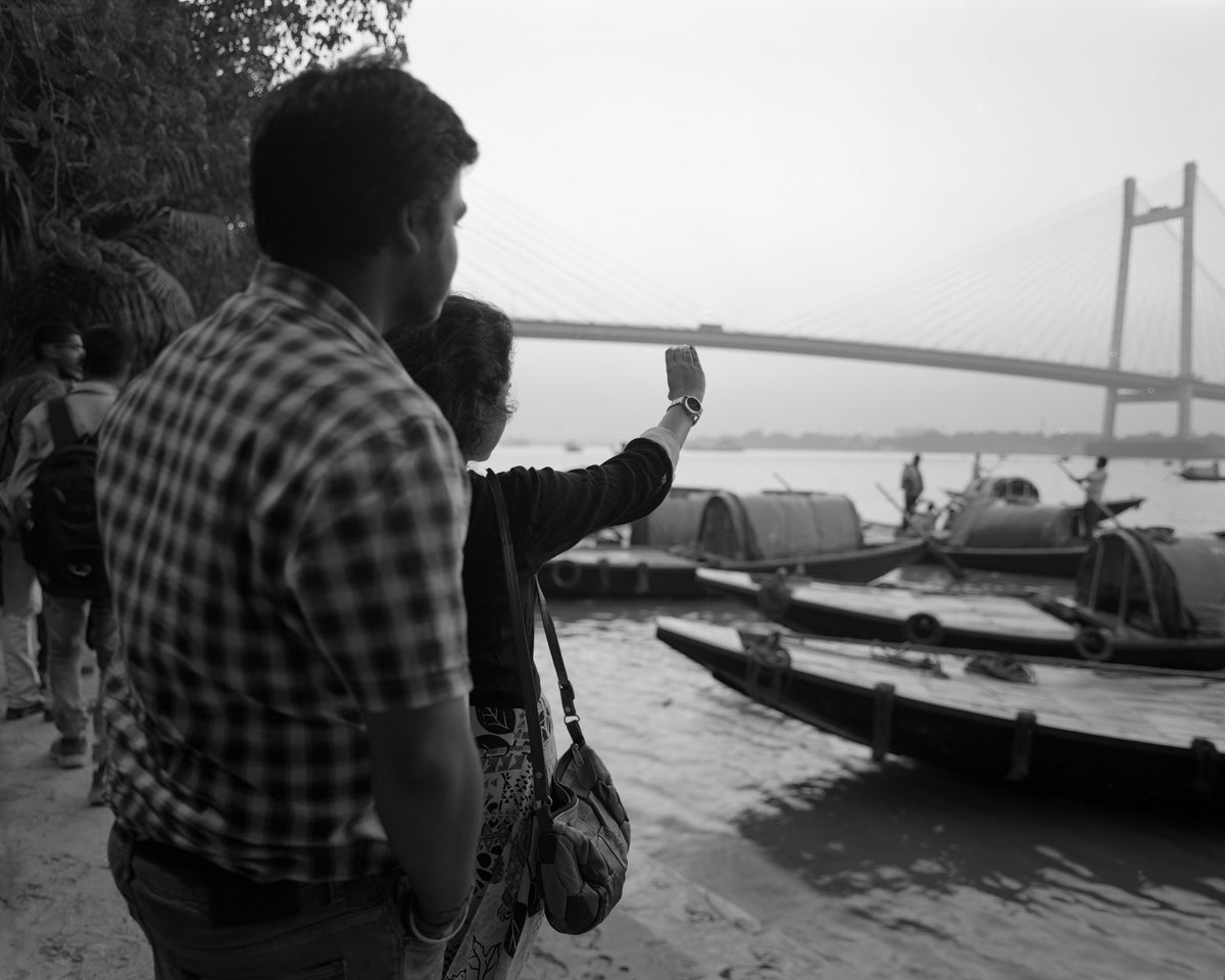 Sunset Selfie, Kolkata, India, 2017