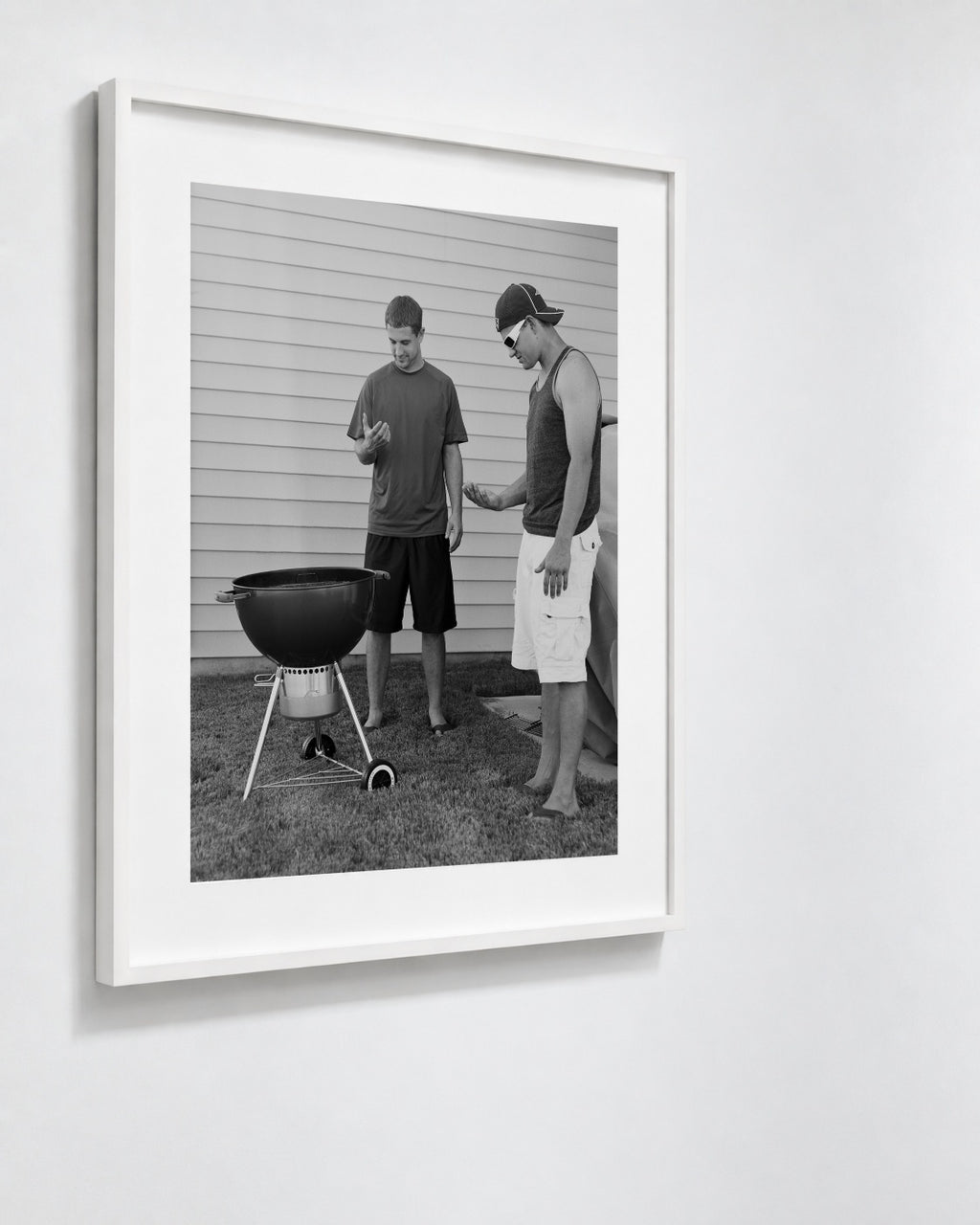 Aaron and Scott, Davidson, North Carolina, 2014 — framed on wall