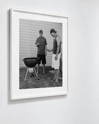 Aaron and Scott, Davidson, North Carolina, 2014 — framed on wall