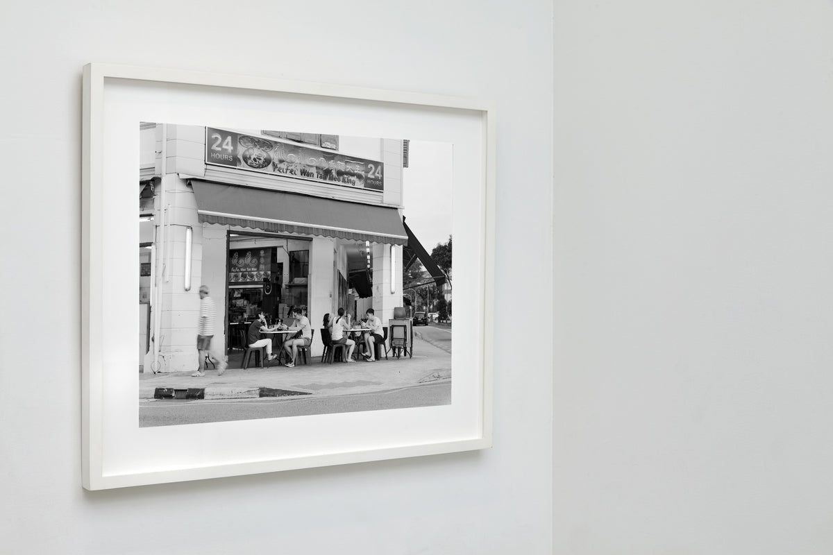 Amanda and Rene, Singapore, 2018 — framed on wall