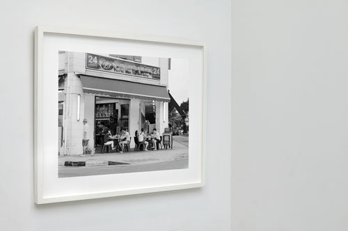 Amanda and Rene, Singapore, 2018 — framed on wall