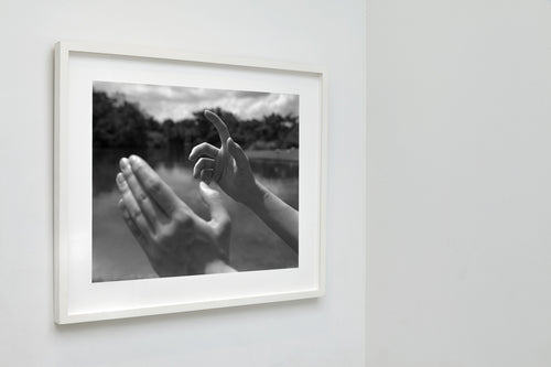 Amanda Photographing, Singapore, 2018 — framed on wall