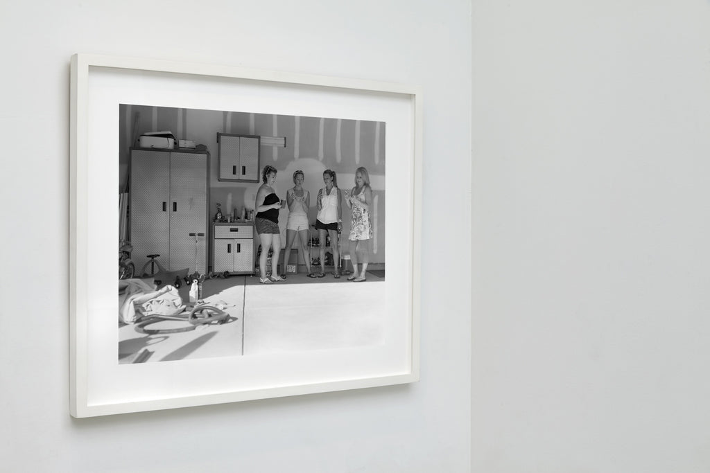 Ashley's Neighbors, Davidson, North Carolina, 2014 — framed on wall
