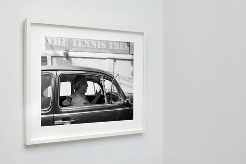 Beatle Driver, Kolkata, India, 2017 — framed on wall