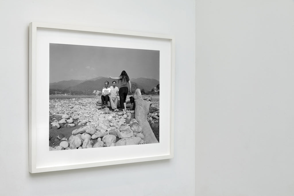 Beetles Ashram Selfie, Rishikesh, India, 2017 — framed on wall