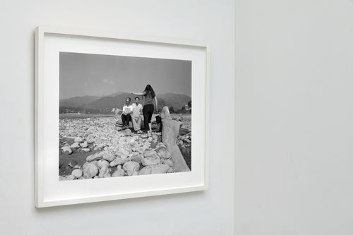 Beetles Ashram Selfie, Rishikesh, India, 2017 — framed on wall