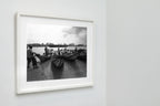 Boat Taxi, Yangon, Myanmar, 2018 — framed on wall