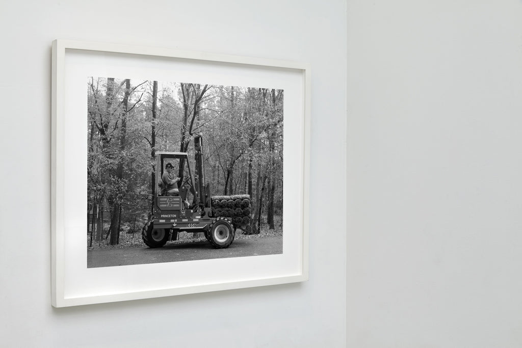 Chris, Grass Business, Durham, North Carolina, 2014 — framed on wall
