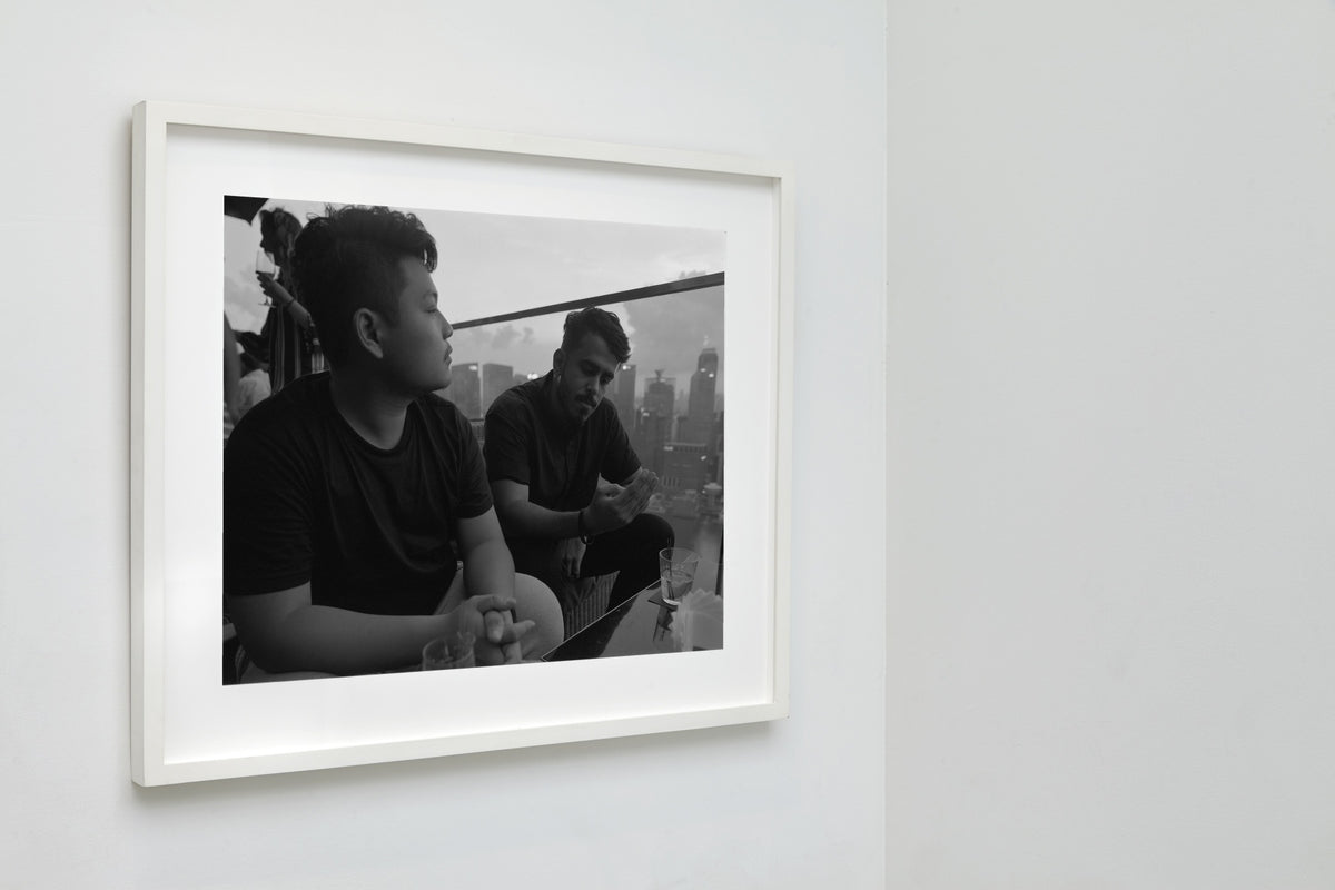 City Lights, Singapore, 2018 — framed on wall