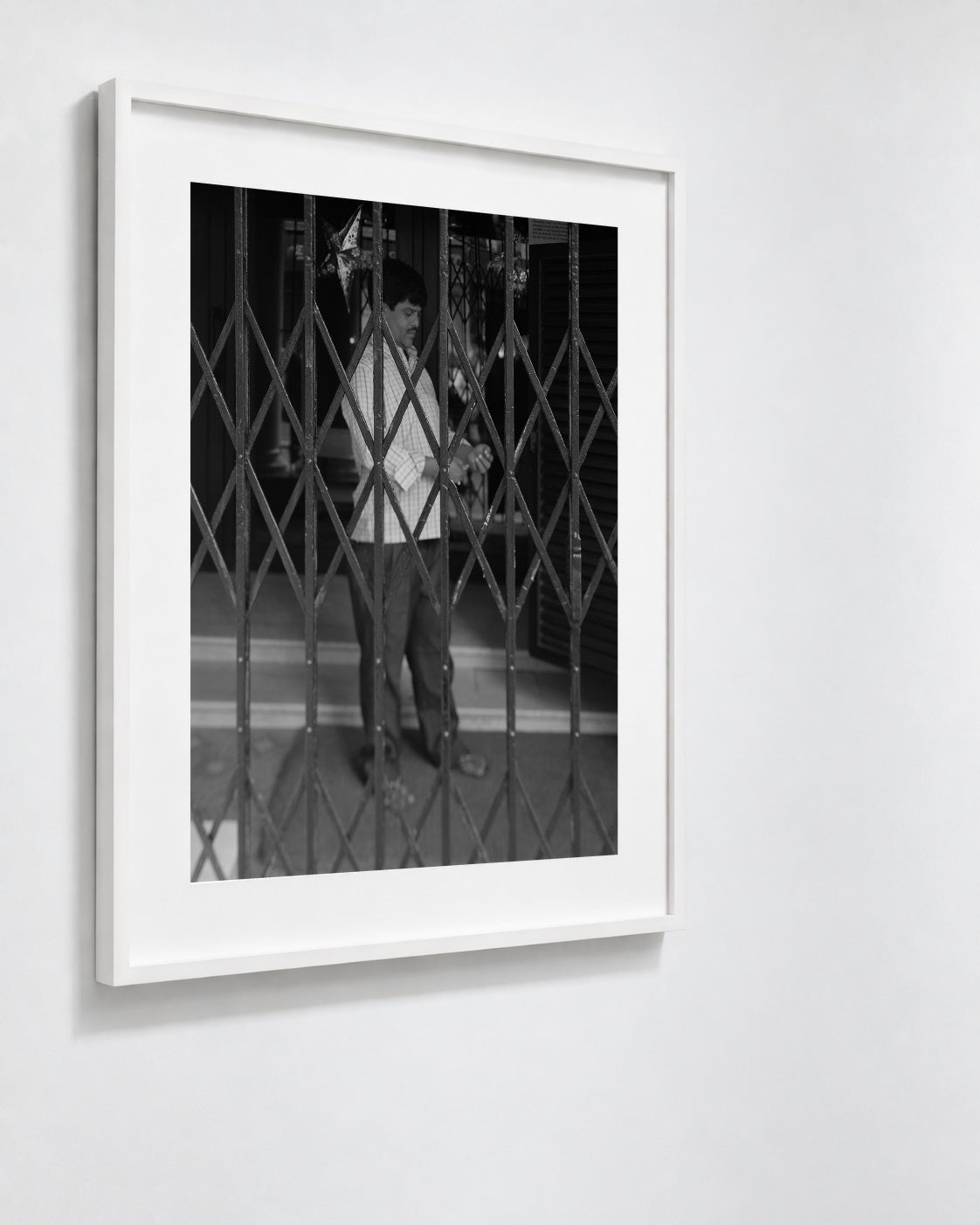 Closed, Kolkata, India, 2017 — framed on wall