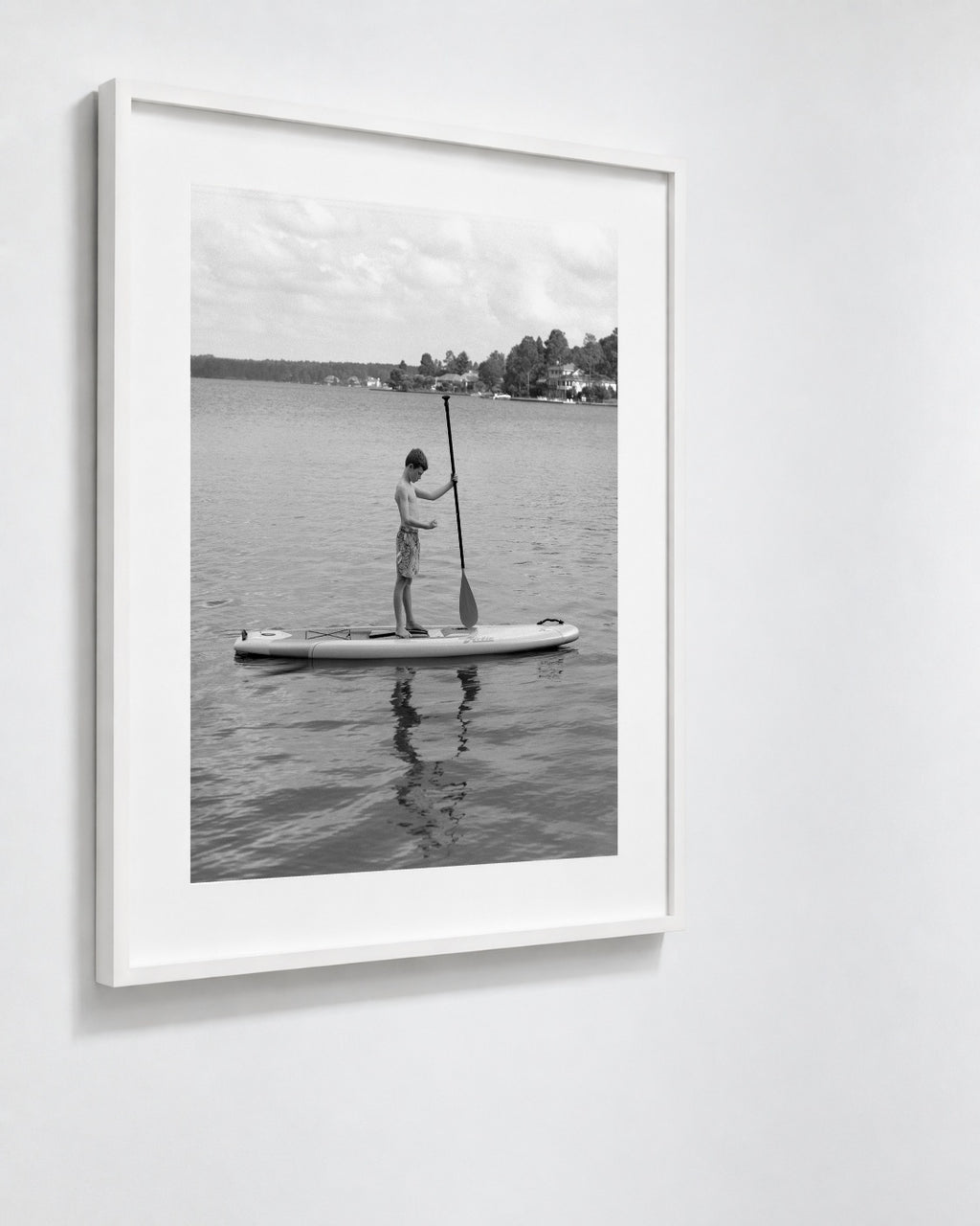 Corbin, Lake Auman, North Carolina, 2025 — framed on wall