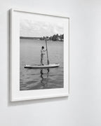 Corbin, Lake Auman, North Carolina, 2025 — framed on wall
