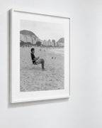 Diego, Copacabana Beach, Brazil, 2025 — framed on wall