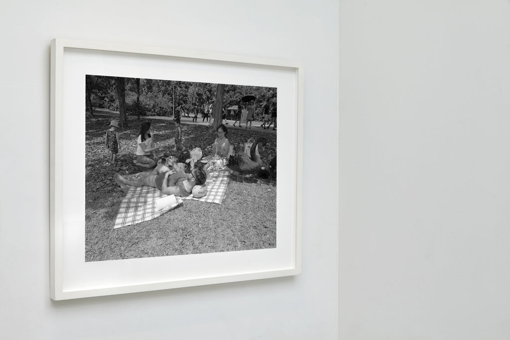 Family Picnic, Singapore, 2018 — framed on wall
