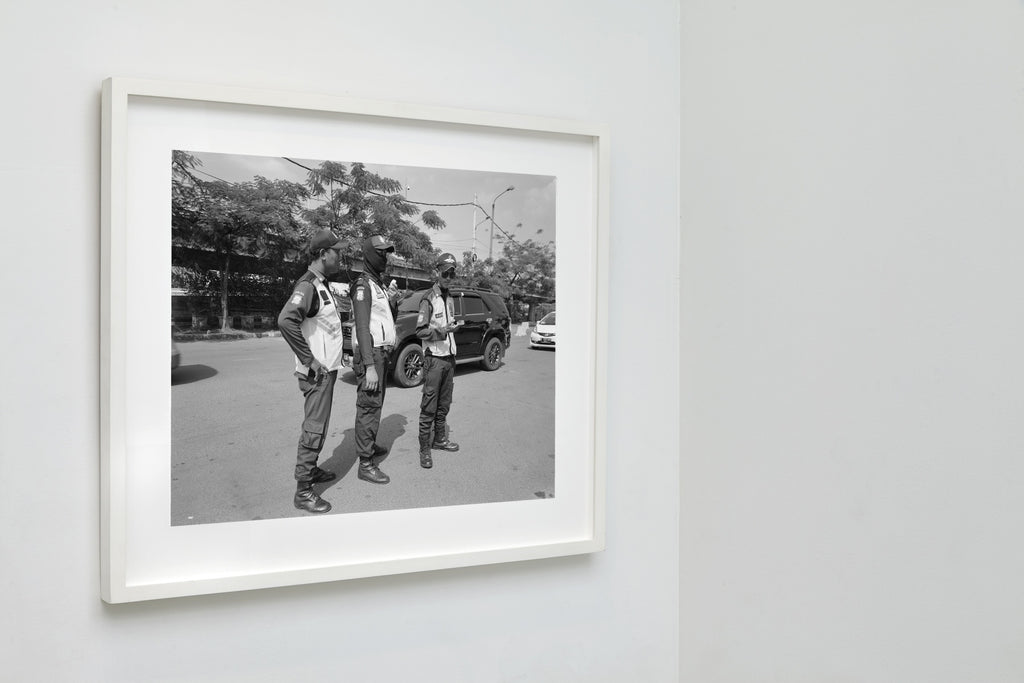 First Responders, Jakarta, Indonesia, 2018 — framed on wall