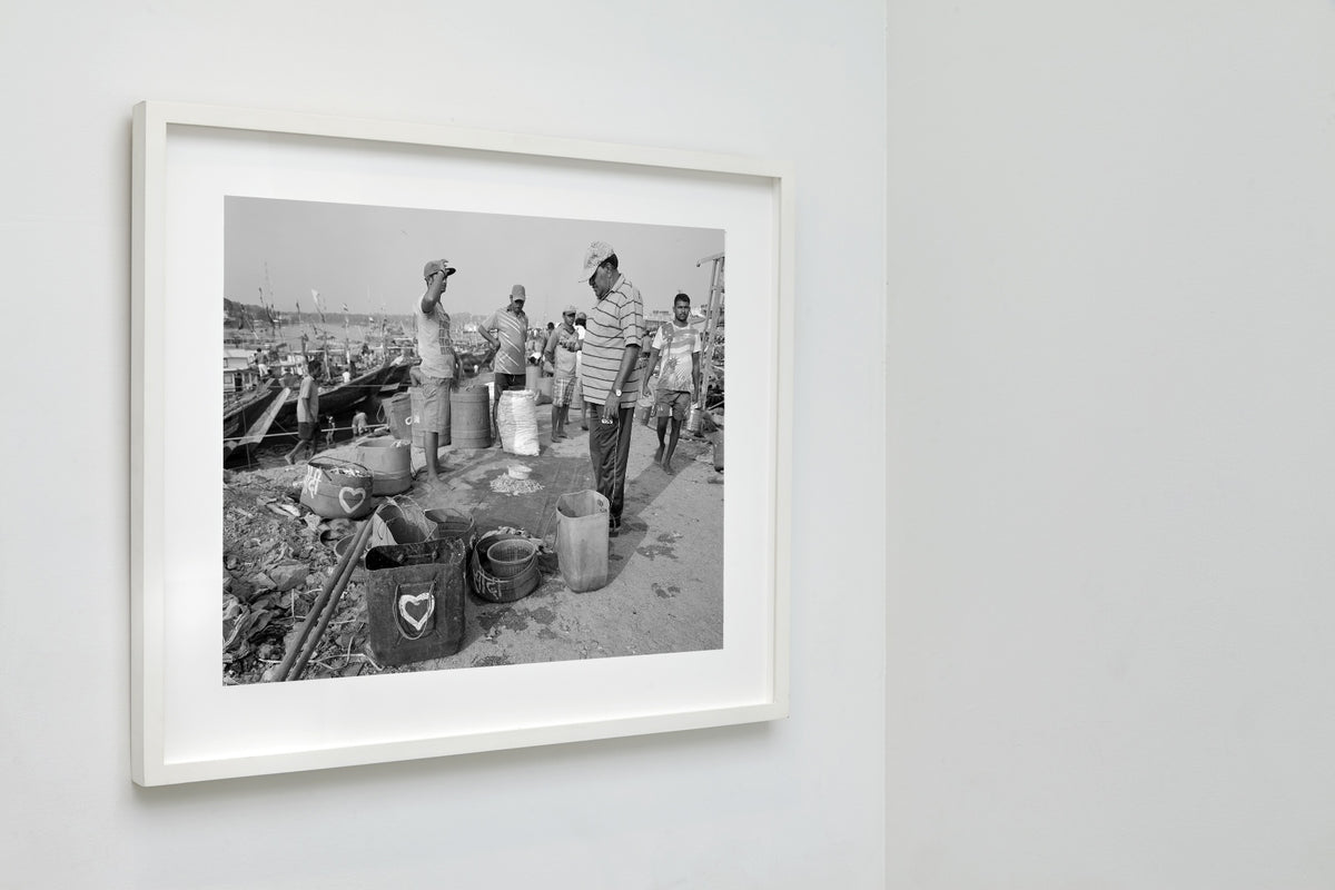 Fisherman, Mumbai, India, 2017 — framed on wall