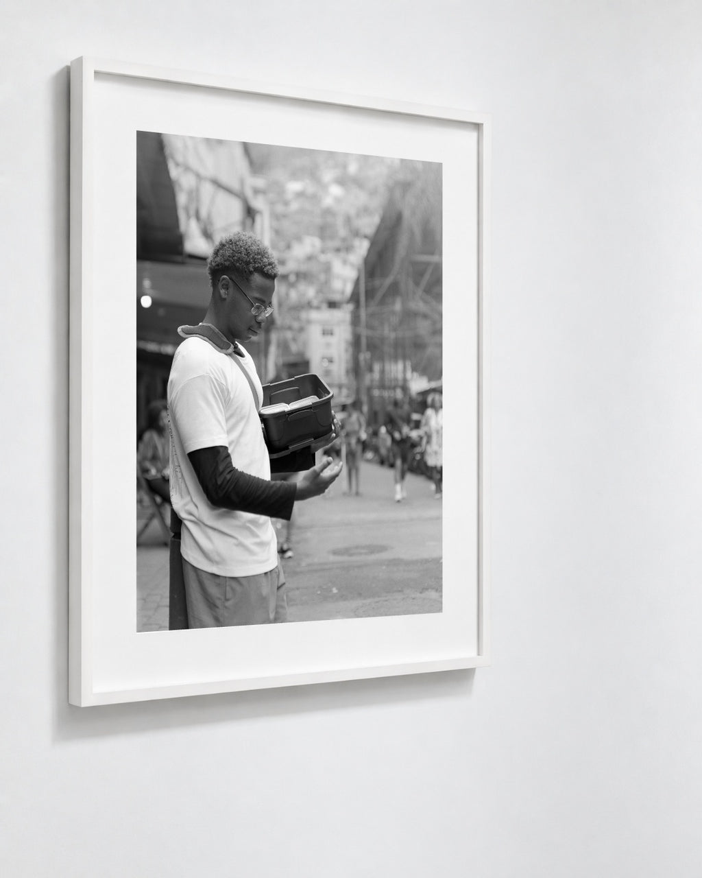 Gorge, Rocinha, Brazil, 2025 — framed on wall