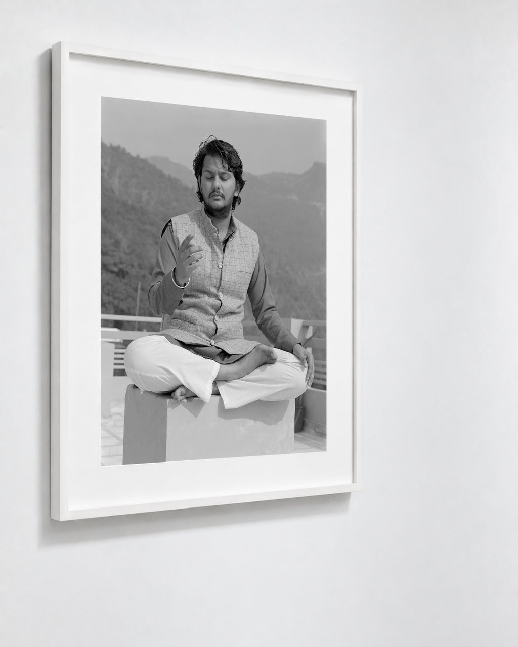 Guru Nephew, Rishikesh, India, 2017 — framed on wall