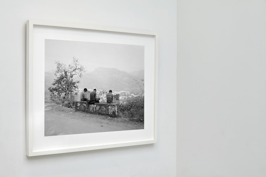 Hillside Trio, Rishikesh, India, 2017 — framed on wall
