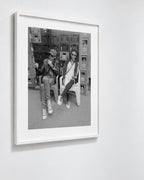 Lucas and Amanda, Rocinha, Brazil, 2025, a framed black and white fine art print by Eric Pickersgill