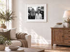 Market Couple, Shillong, India, 2017, a framed fine art print by Eric Pickersgill shown in a living room