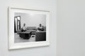 Parents' Evening Routine, Mumbai, India, 2017, a framed black and white fine art print by Eric Pickersgill