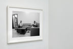 Parents' Evening Routine, Mumbai, India, 2017, a framed black and white fine art print by Eric Pickersgill