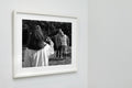 Phyllis Photographing, Pinehurst, North Carolina, 2014, a framed black and white fine art print by Eric Pickersgill