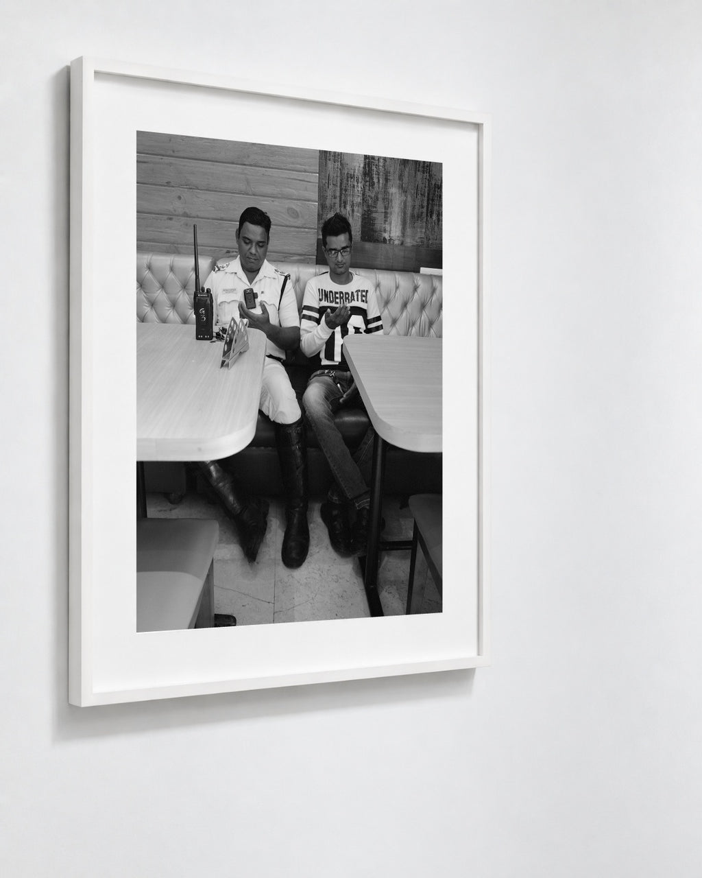 Police, Kolkata, India, 2017 — framed on wall