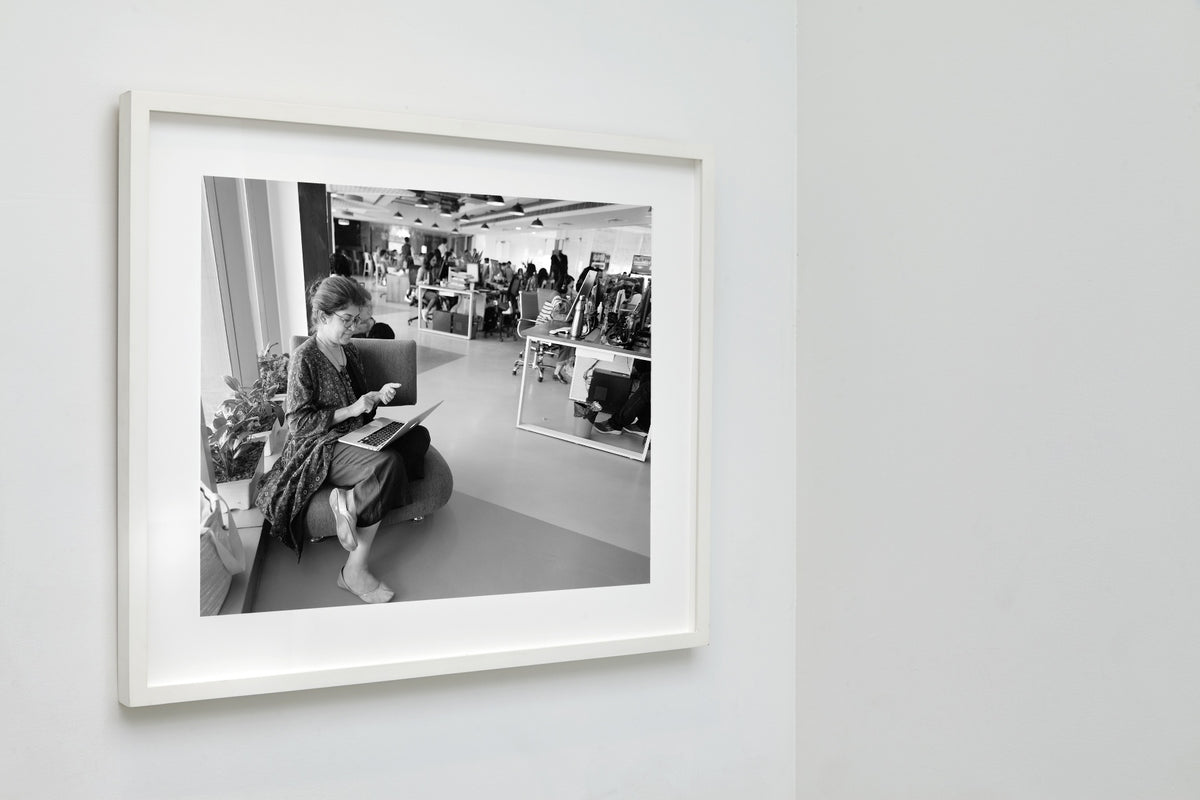 Quint Office Manager, Delhi, India, 2017 — framed on wall