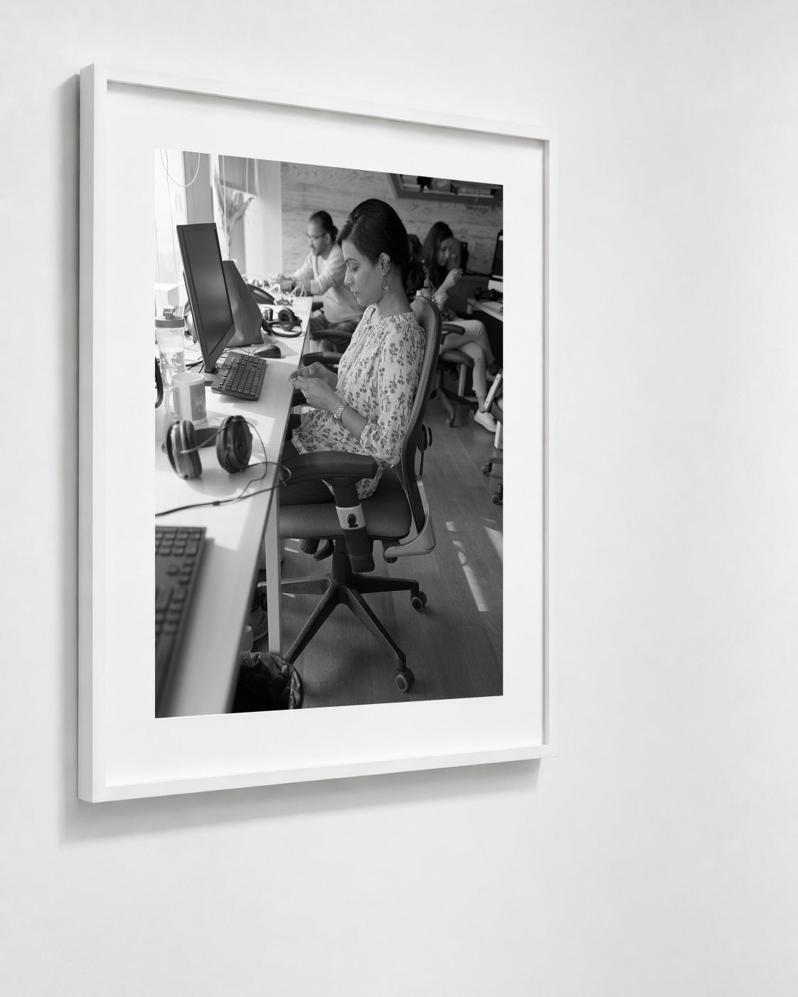 Quint Team, Delhi, India, 2017 — framed on wall