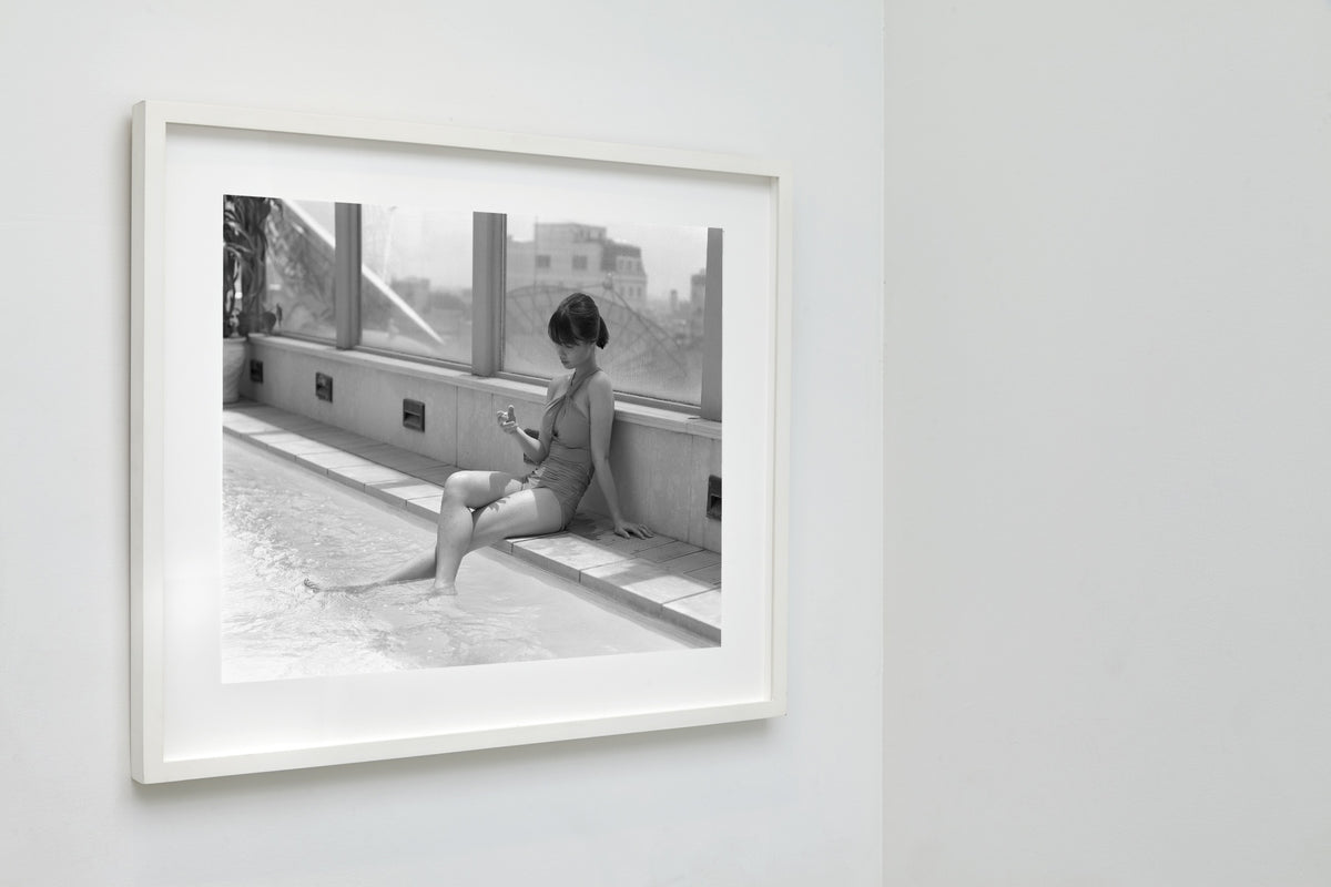 Rooftop Swimming, Hanoi, Vietnam, 2018 — framed on wall