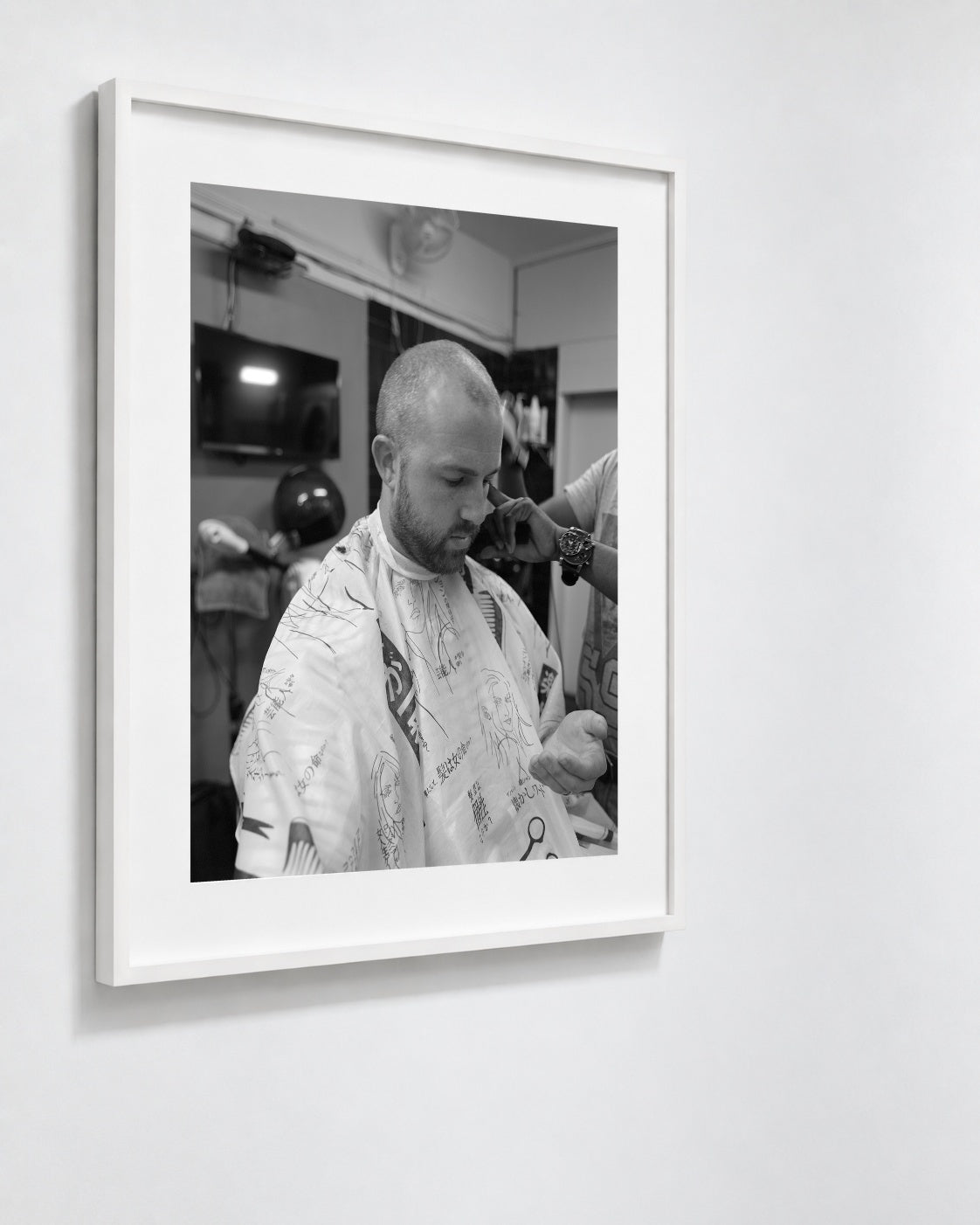 Shape Up, Self Portrait, Mumbai, India, 2017 — framed on wall