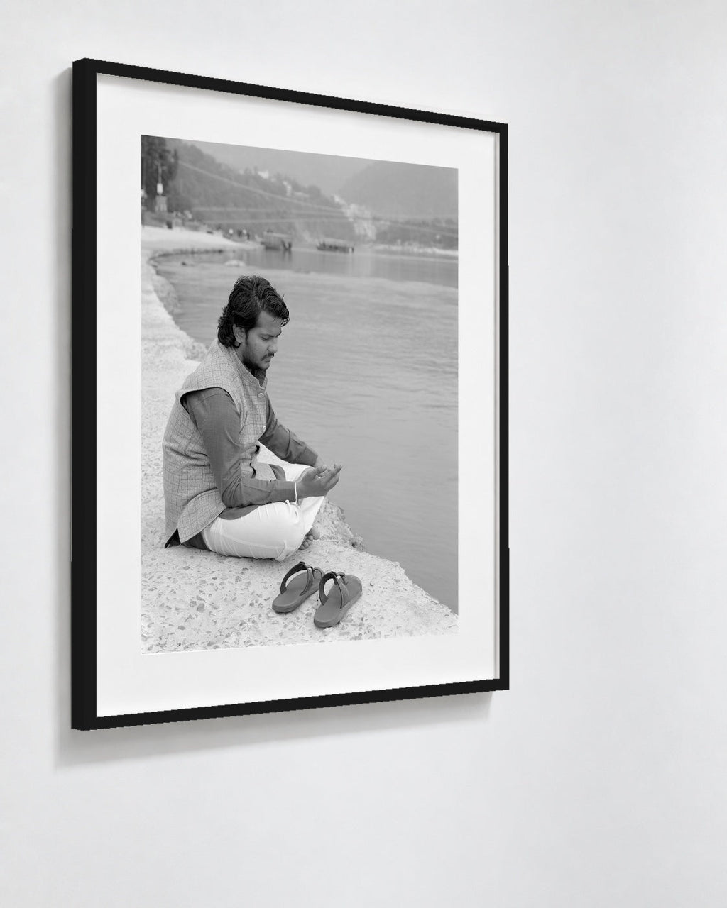 Student on Ganges, Rishikesh, India, 2017