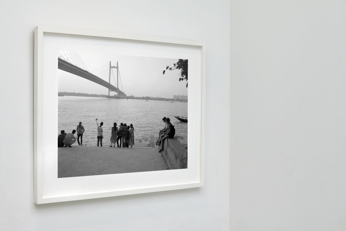 Sunset Group Selfie, Kolkata, India, 2017 — framed on wall