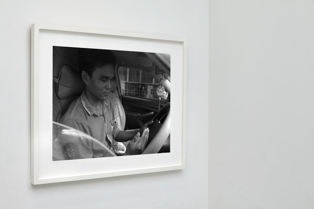 Taxi Driver, Yangon, Myanmar, 2018 — framed on wall