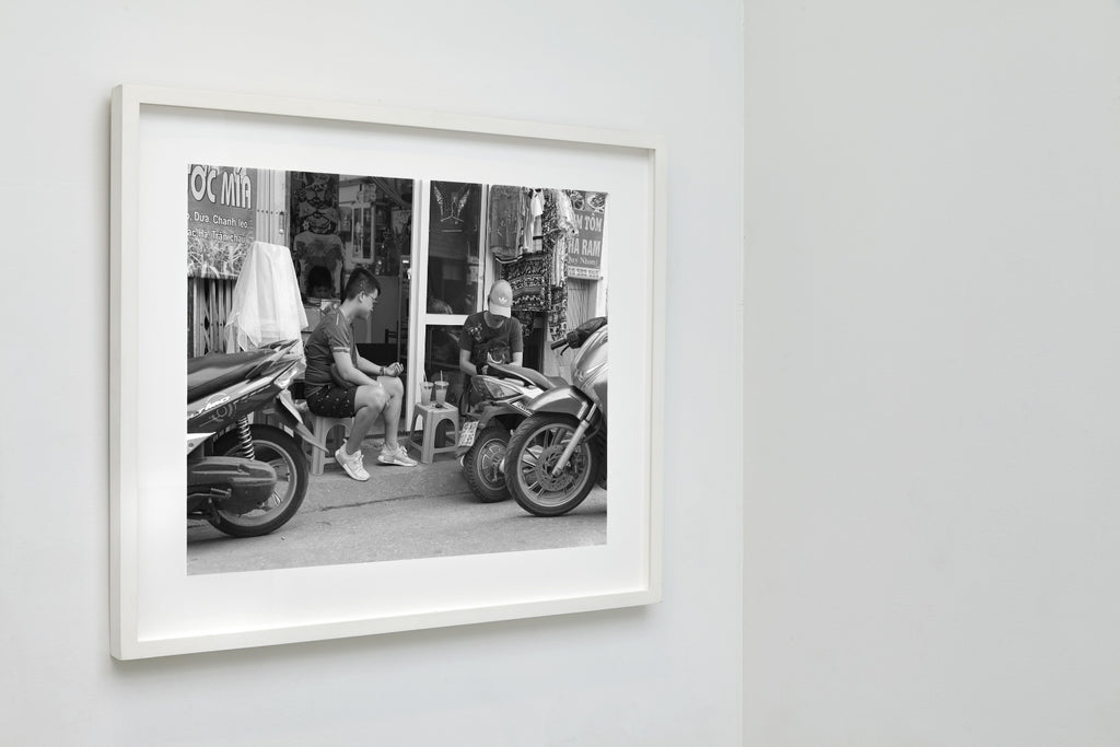 Tea Time, Hanoi, Vietnam, 2018 — framed on wall