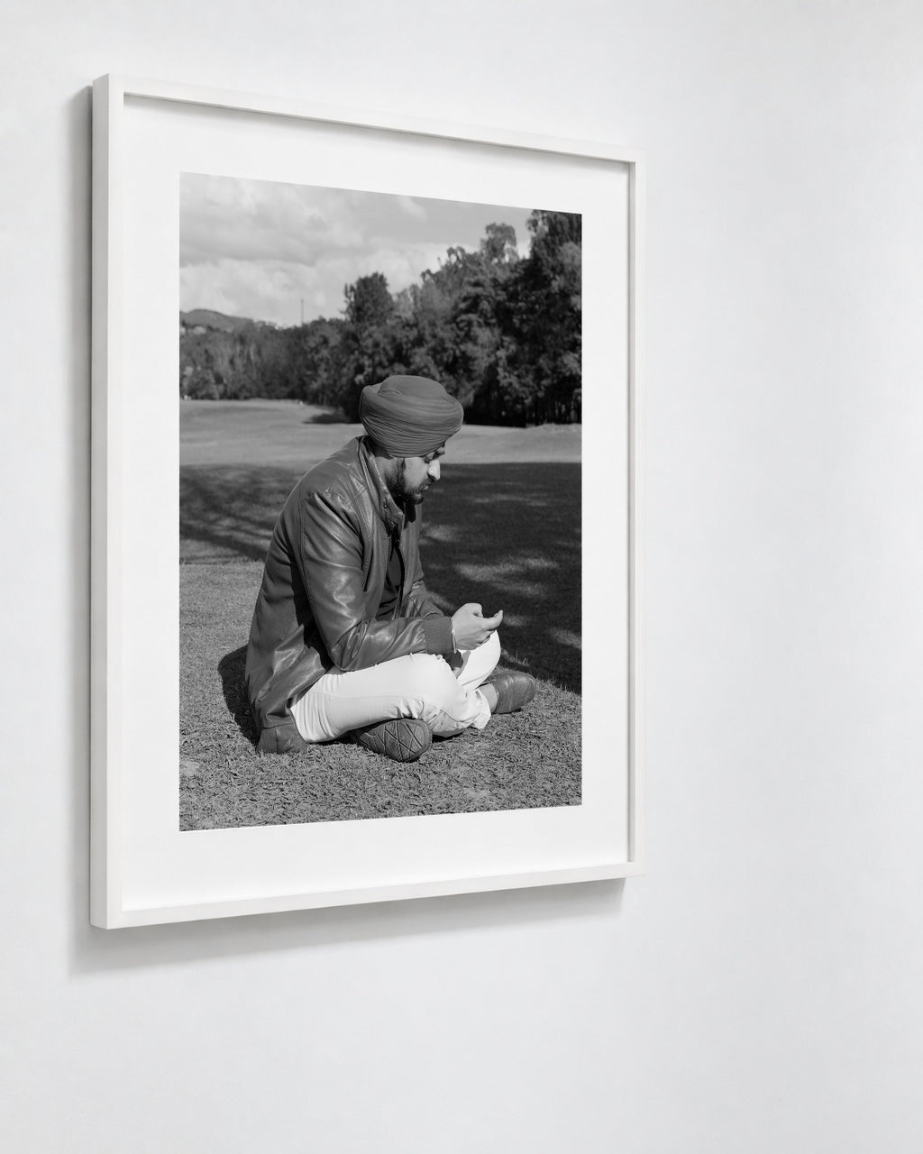 Tee Box, Shillong, India, 2017 — framed on wall