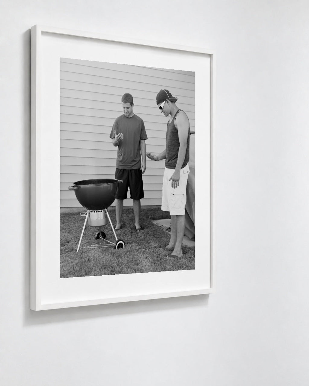 Aaron and Scott, Davidson, North Carolina, 2014 — framed