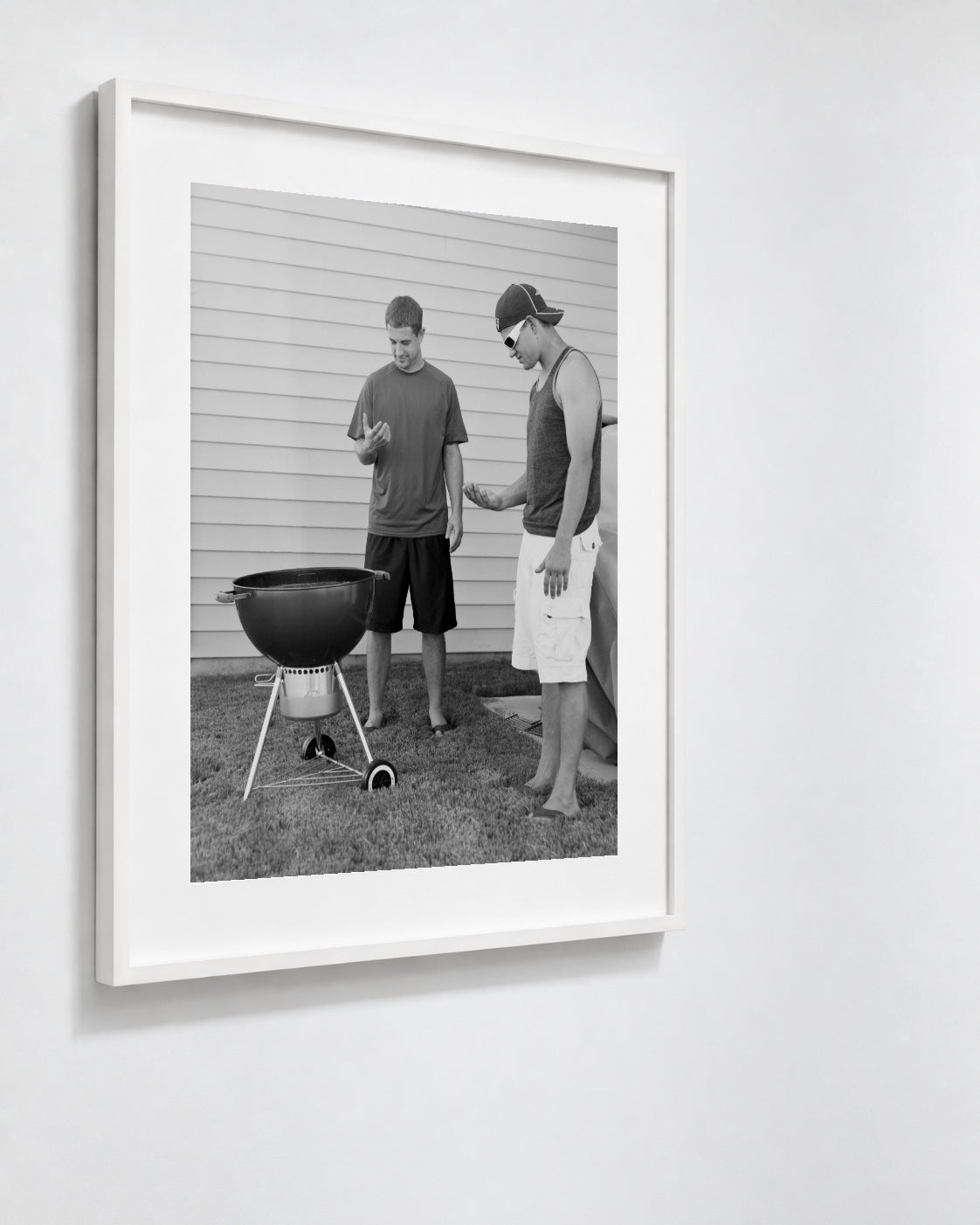 Aaron and Scott, Davidson, North Carolina, 2014 — framed