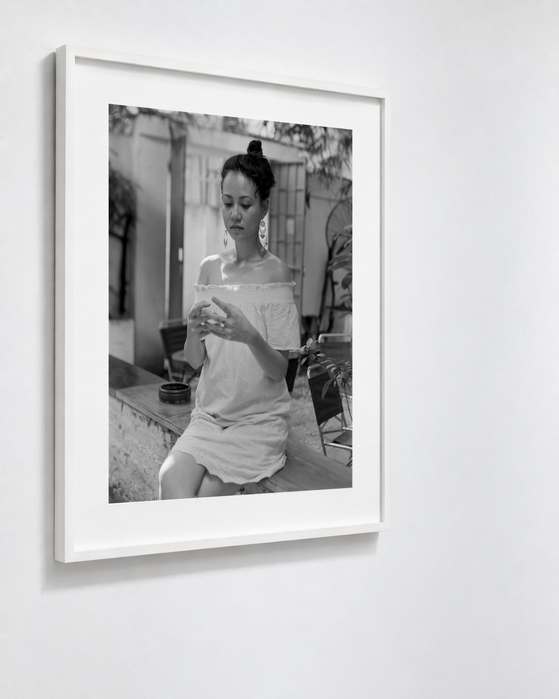 The Teacher, Hanoi, Vietnam, 2018 — framed on wall