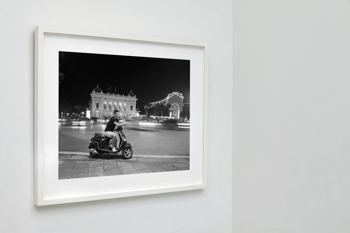 Theater Parking, Hanoi, Vietnam, 2018 — framed on wall