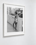 Viviane, Rocinha, Brazil, 2025 — framed on wall