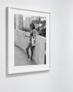 Viviane, Rocinha, Brazil, 2025 — framed on wall