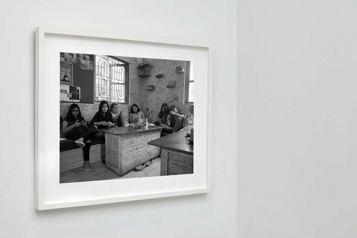 Whatsapp Girls, Kolkata, India, 2017 — framed on wall